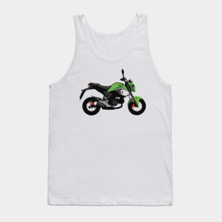 Motorcycle Honda Grom Orange 2020 Incredible Green Tank Top